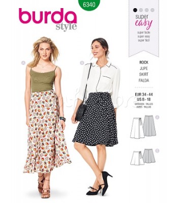  Burda Πατρόν Φούστες 6340