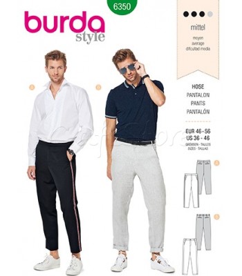 Burda Πατρόν Ανδρικά Παντελόνια 6350