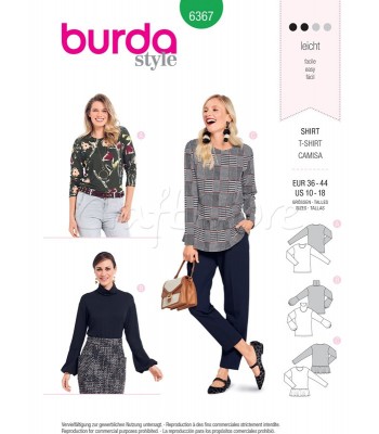 Burda Πατρόν Για Μπλούζες 6367