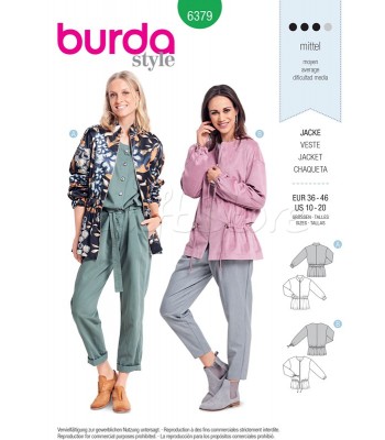  Burda Πατρόν Πανωφόρια 6379