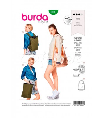 Burda Πατρόν Τσάντες 6400