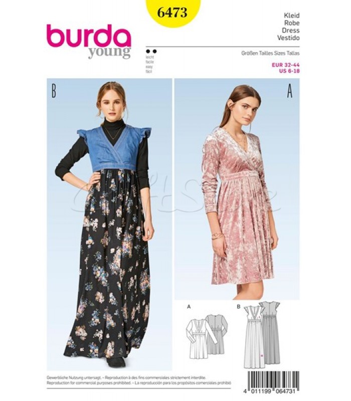 Burda Πατρόν  για Φορέματα 6473