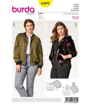  Burda Πατρόν Πανωφόρια 6489