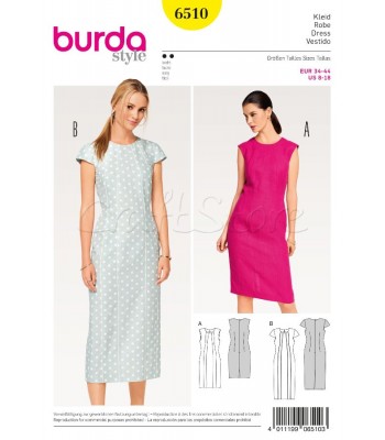 Burda Πατρόν για Φορέματα 6510