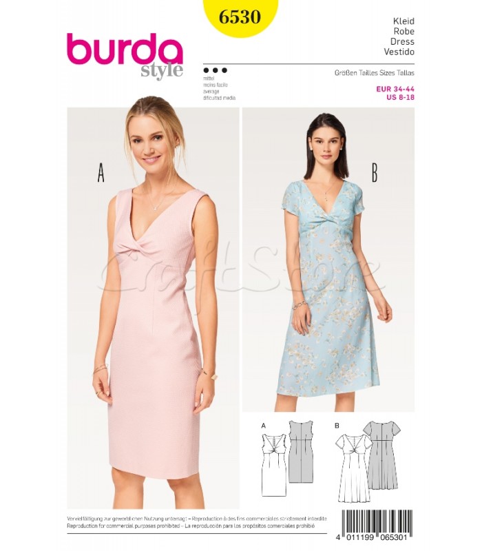 Burda Πατρόν  για Φορέματα 6530