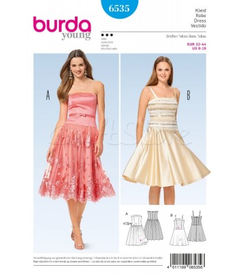 Burda Πατρόν  για Φορέματα 6535