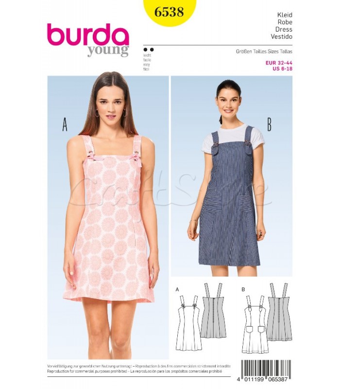 Burda Πατρόν  για Φορέματα 6538