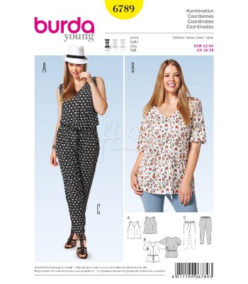 Burda  Πατρόν Συνδυασμοί 6789