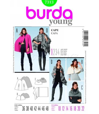 Burda Πατρόν Κάπες 7313