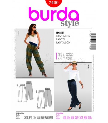 Burda Πατρόν Παντελόνες 7400