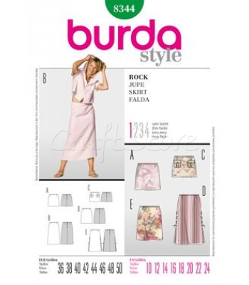 Burda Πατρόν Φούστες 8344