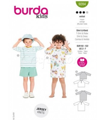 Burda Πατρόν Παιδικές Μπούζες και Φόρεμα 9284