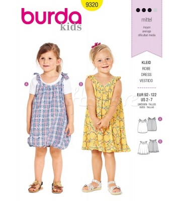 Burda Πατρόν Παιδικά Φορέματα 9320