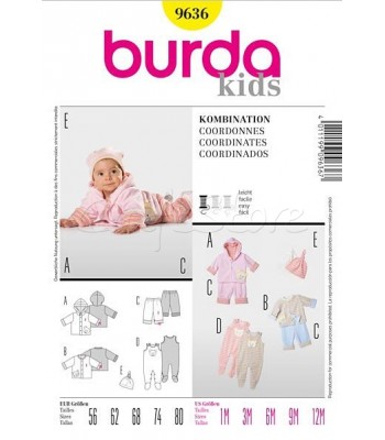 Burda Πατρόν Βρεφικά Ρούχα  9636