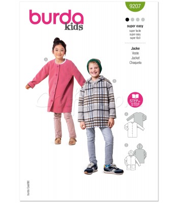 Burda-Πατρον πάλτο  -9207