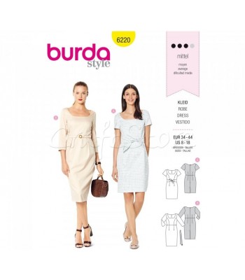  Burda Πατρόν Φορέματα 6220