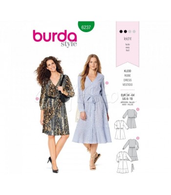  Burda Πατρόν Φορέματα 6237