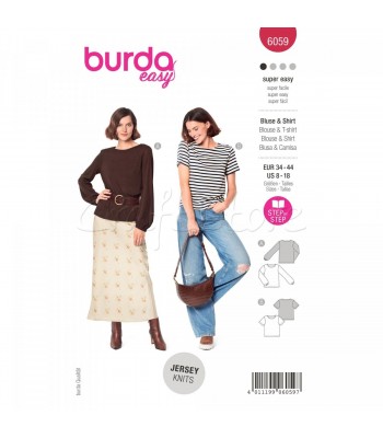  Burda Πατρόν Μπλούζες 6059