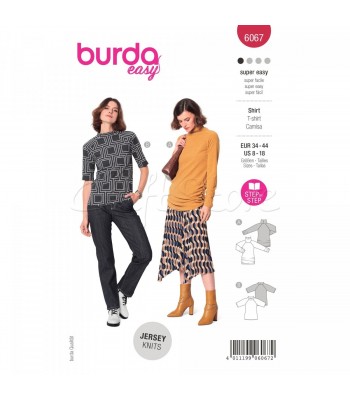  Burda Πατρόν Μπλούζες 6067