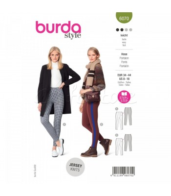  Burda Πατρόν Παντελόνια 6070