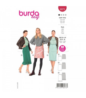  Burda Πατρόν Φούστες 6073