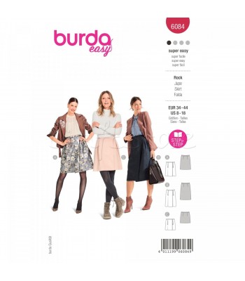  Burda Πατρόν Φούστες 6084