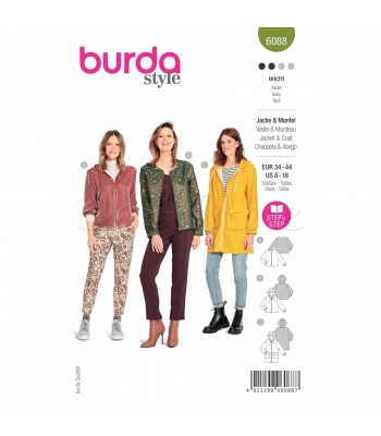  Burda Πατρόν Ζακέτα 6088