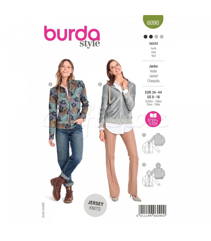  Burda Πατρόν Ζακέτα 6090