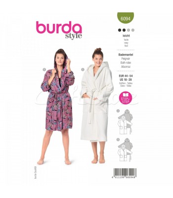 Burda Πατρόν Για Μπουρνούζια 6094