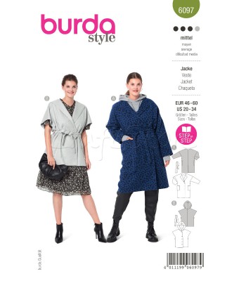  Burda Πατρόν Ζακέτα 6097