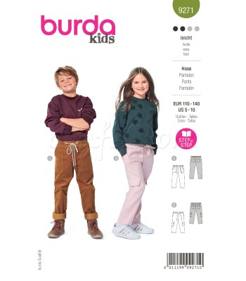 Burda Πατρόν Καθημερινά Παιδικά Ρούχα 9271