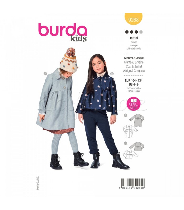 Burda Πατρόν Βρεφικά Ρούχα 9268