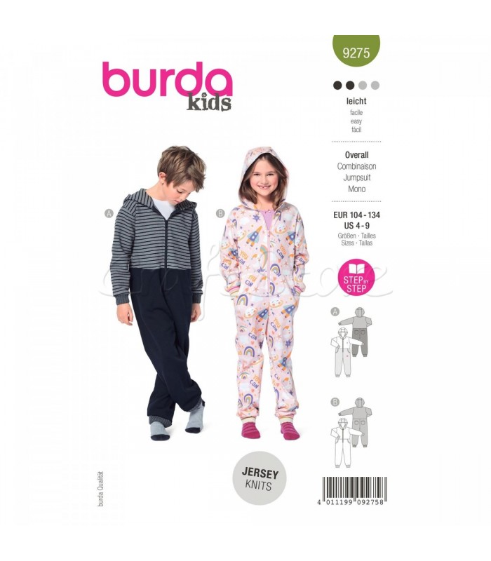 Burda Πατρόν Βρεφικά Ρούχα 9275