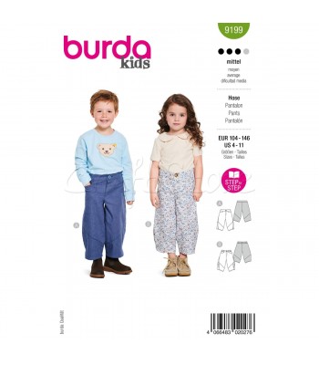 Burda-Πατρον  Παντελόνι- 9199