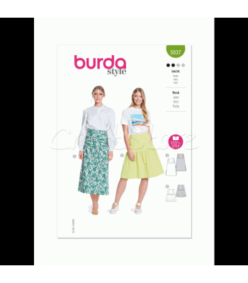 BURDA πατρόν φούστα 5837