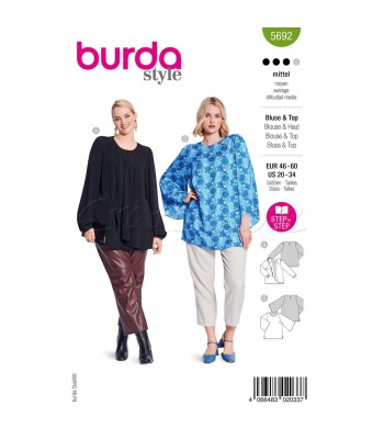 BURDA-Πατρον  BLOUSE-TOP 5692