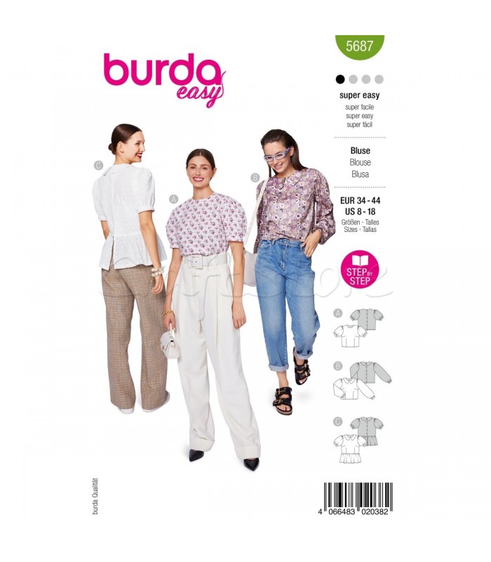 BURDA-Πατρον  DRESS- 5686