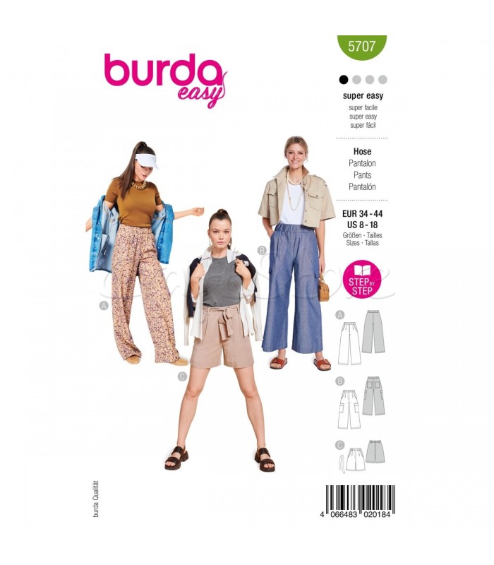 BURDA-Πατρον  PANTALON- 5707