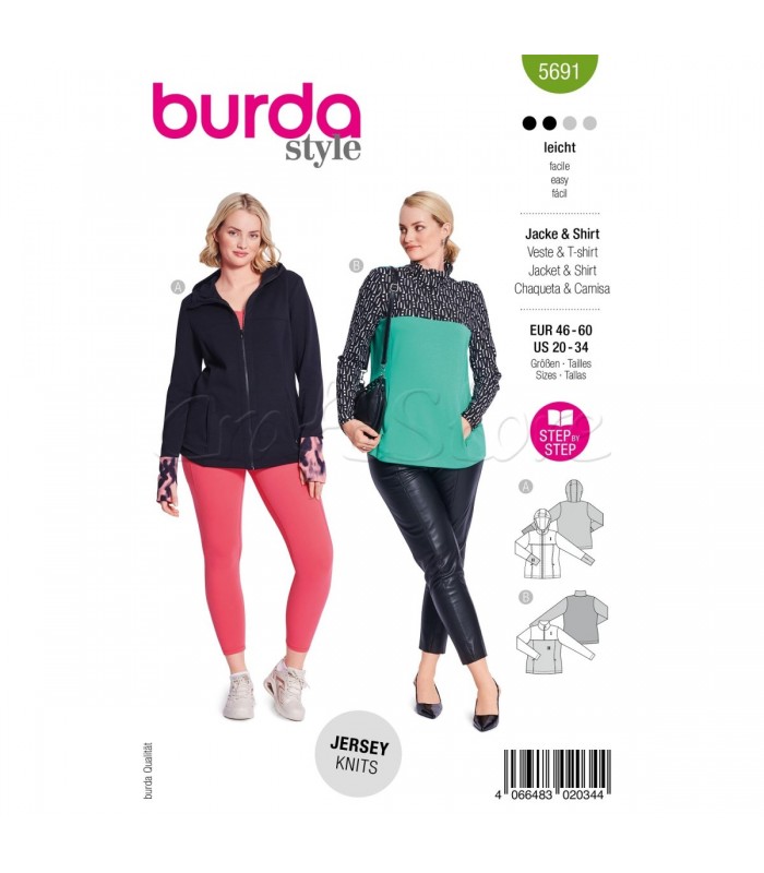 BURDA-Πατρον  JACKET-SHIRT 5691