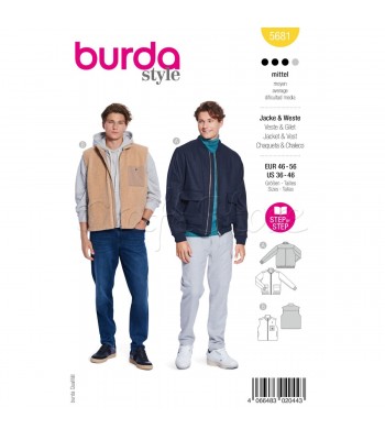 Burda Πατρον  Σακάκι 5681