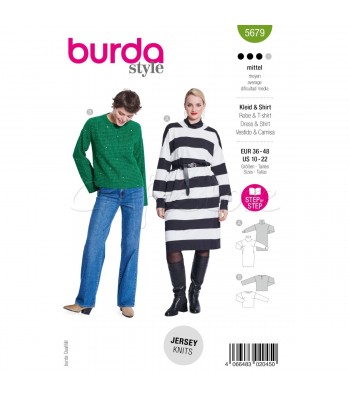 BURDA-Πατρον  DRESS- SHIRT-5679