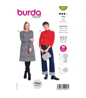 BURDA-Πατρον  DRESS- SHIRT-5677