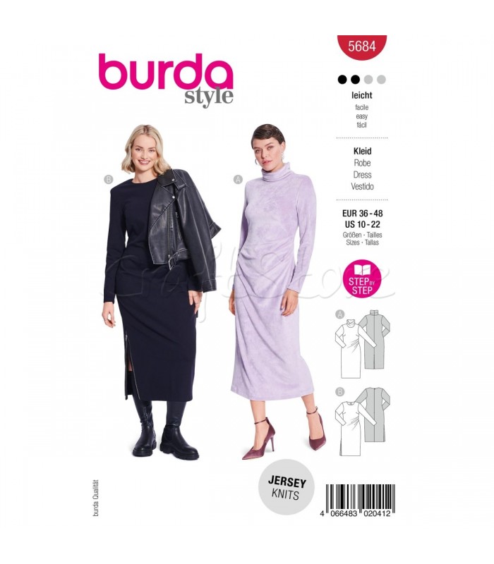 BURDA-Πατρον  DRESS- 5684