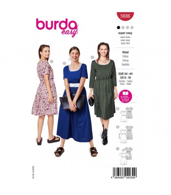 BURDA-Πατρον  DRESS- 5686