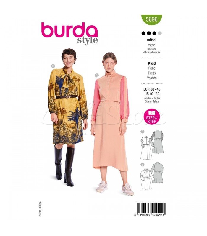 BURDA-Πατρον  DRESS- 5696