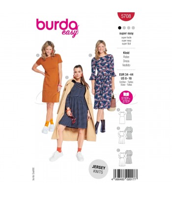 BURDA-Πατρον  DRESS- 5708