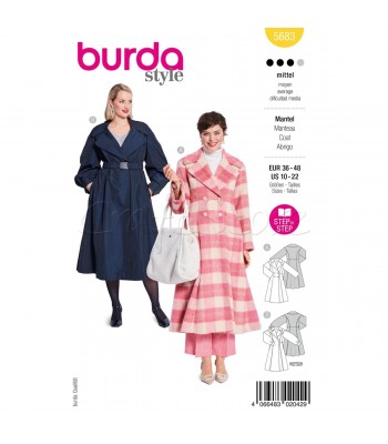 BURDA-Πατρον  ΠΑΛΤΟ-COAT 5683