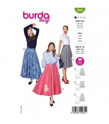 BURDA-Πατρον  SΚIRT/ΦΟΥΣΤΑ-5690