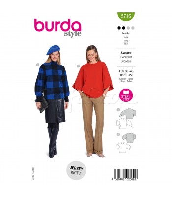 BURDA-Πατρον  SWEATSHIRT-5716