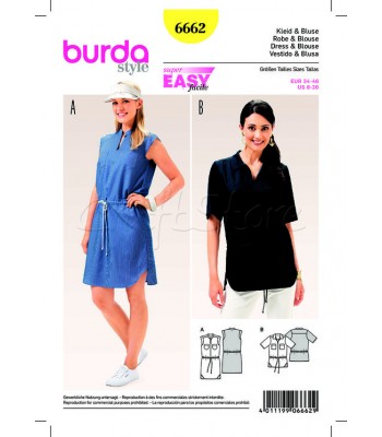 Burda Πατρόν Φόρεμα & Μπλούζα 6662